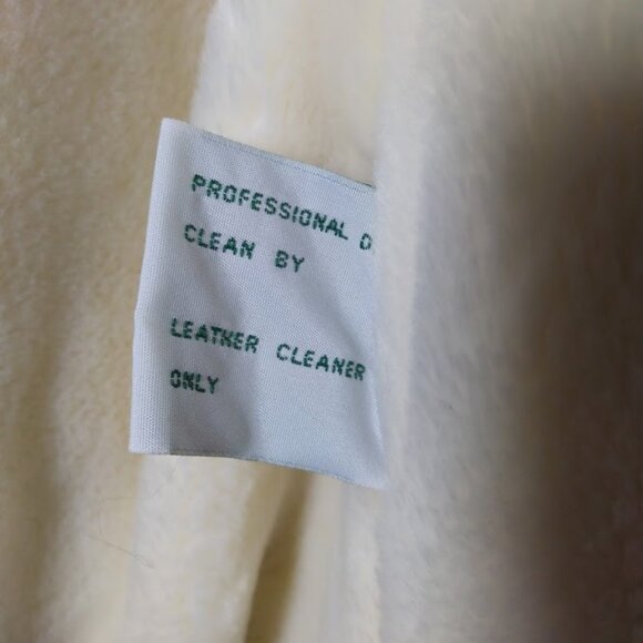 Stephanie Andrews Sueded Leather Coat/Jacket W/Hood Shearling Lined-Heavy SMALL - Picture 11 of 14